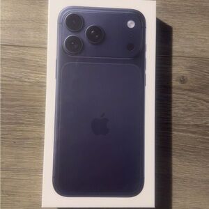 Apple Smartphone in Deep Blue